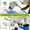 Picture of Yougfin 43" Ice Scraper for Car Windshield, Snow Brush with Squeegee, 3 in 1 Snow Removal for Cars with Foam Grip and 180° Pivoting Brush Head for Auto Truck SUV