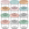 Picture of KeaBabies 12pk 4oz Glass Baby Food Containers - Leak-Proof, Microwavable Small Baby Glass Jars with Lids, Baby Food Storage Containers, Baby Snack Containers, BPA-Free Baby Food Jars (Musk Dusk)