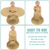 Picture of BSTOPPT Fleece Newborn Sleep Sack Baby Swaddle,3-Way Adjustable Wearable Blanket,2 Pack Fleece Swaddling Sleeping Bag TOG 2.0， (Brown & Dark Green, 0-3 Months)