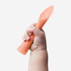 Picture of Olababy 100% Silicone Soft-Tip Training Spoon for Baby Led Weaning 2pack (Lemon/Coral)