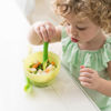 Picture of Olababy 100% Silicone Soft-Tip Training Spoon for Baby Led Weaning 2pack (Lemon/Coral)
