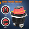 Picture of Nilight Battery Disconnect Switch 200A Master Disconnect Isolator 12V-48V On Off Power Cutoff Switch Waterproof Heavy Duty for Marine Boat Car RV ATV UTV Yacht, 2 Years Warranty