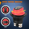 Picture of Nilight Battery Disconnect Switch 100A Master Disconnect Isolator 12V-48V On Off Power Cutoff Switch Waterproof Heavy Duty for Marine Boat Car RV ATV UTV Yacht, 2 Years Warranty