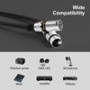 Picture of EBXYA XLR Microphone Cable 2 Feet - XLR Male to Female 3 Pins Balanced XLR Cables, 6 Pack