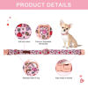Picture of Unique style paws Valentine's Day Dog Collar Metal Buckle Collar XO Red Lips Gift for Small Medium Large Boys Girls Dogs Wedding