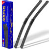 Picture of 2 wipers Replacement For 2012-2018 2019 2020 Tesla Model S Original Equipment Replacement Windshield Wiper Blades - 28"/18" (Set of 2) Top Lock