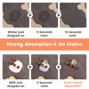 Picture of Pet Feeding Mat-Absorbent Pet Placemat for Food and Water Bowl, with Waterproof Rubber Backing, Quick Dry Water Dispenser Mat for Dog and Cat (17"x27", Brown)
