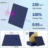 Picture of 18 Pack Dark Blue Acoustic Panels 12"X12"X 0.4"Soundproof Wall Panels Wall Decoration Sound Absorbing Panel High-Density Sound Deadening Panels,Acoustic Treatment Panel For Home Studio