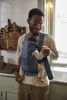 Picture of BabyBjörn Baby Carrier Mini, Woven, Vintage Indigo
