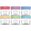 Picture of KeaBabies 6pk 4oz Glass Baby Food Containers - Leak-Proof, Microwavable Small Baby Glass Jars with Lids, Baby Food Storage Containers, Baby Snack Containers, BPA-Free Baby Food Jars (Nord)