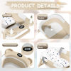 Picture of TPN Collapsible Baby Bathtub for Infants to Toddler with Real-time Temp Monitor+Floating Cushion,Foldable Baby Bath Tub Set Applicable 0-36 Month,Perfect Portable Travel Baby Tub for Newborns Boy