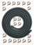 Picture of 10 Feet 5/16 Inch ID Fuel Line Hose Rubber w/ 20 Clamp