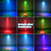 Picture of POCOCO DJ Disco Stage Party Lights, Battery Powered Laser Light Sound Activated RGB Flash Strobe Projector with Remote Control for Christmas Halloween Karaoke Pub KTV Bar Dance Gift Birthday