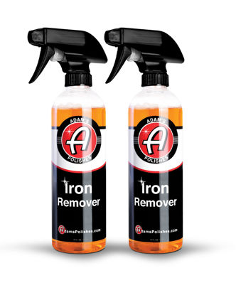 Picture of Adam's Polishes Iron Remover (2-Pack) - Iron Out Fallout Rust Remover Spray for Car Detailing | Remove Iron Particles in Car Paint, Motorcycle, RV & Boat | Use Before Clay Bar, Car Wax or Car Wash