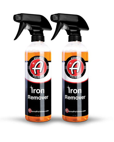 Picture of Adam's Polishes Iron Remover (2-Pack) - Iron Out Fallout Rust Remover Spray for Car Detailing | Remove Iron Particles in Car Paint, Motorcycle, RV & Boat | Use Before Clay Bar, Car Wax or Car Wash