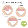 Picture of 8-Pack Organic Baby Bandana Drool Bibs for Girls - Super Absorbent Baby Bibs for Baby Girls, Baby Boys, Soft Cotton Bandana Bibs, Baby Drool Bib,Teething Bibs for Infant,Toddler,Bib Girl(Muted Pastel)