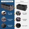 Picture of Femuar Trunk Organizer for Car, Collapsible Car Trunk Organizer with 90L Large Capacity and 15Pockets, Waterproof Trunk Organizer for Suv/Car/Jeep/Sedan, Extra Large Size, Leopard print