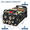 Picture of Femuar Car Trunk Organizer, Car Storage Organizer with Large Capacity Waterproof Collapsible Trunk Organizer for Car Suv/Jeep/Sedan (Hibiscus flowers, Standard)