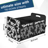Picture of Femuar Car Trunk Organizer,Car Storage Organizer with 72L Large Capacity Waterproof Collapsible and 11 Pockets,Trunk Organizer for Car Suv/Jeep/Sedan, Large Size, Cow print