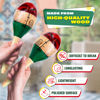 Picture of 2 Pcs Large Wooden Maracas for Adults - Professional Maracas Set Shakers Musical Instruments for Adults Mexican Maracas Party Favors Wood Maracas Bulk - Hand Percussion Instruments for Adults