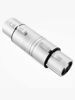 Picture of CableCreation [4-Pair XLR Male to Male & XLR Female to Female 3PIN Adapter Connector Compatible with Microphone,Mixer,Silver