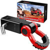 Picture of Nilight Shackle Hitch Receiver 2Inch 45000 LBs Breaking Strength 3/4" D Ring Shackle w/Trailer Hitch Pin Heavy Duty Solid Recovery Towing Kit for Trucks Jeeps Off-Road