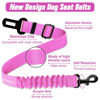 Picture of COOYOO Dog Seat Belt,3 Piece Set Retractable Dog Car Harness Adjustable Dog Seat Belt for Vehicle Nylon Pet Safety Seat Belts Heavy Duty & Elastic