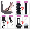 Picture of COOYOO Dog Seat Belt,3 Piece Set Retractable Dog Car Harness Adjustable Dog Seat Belt for Vehicle Nylon Pet Safety Seat Belts Heavy Duty & Elastic