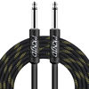 Picture of PKNJD 10FT TS 1/4 Inch Guitar Cable - Premium Quality Instrument Cable for Electric Guitars and Bass - Straight/Right Angle Connectors - Pro Audio Performance (Right-Angle, 10FT)