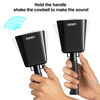 Picture of 8 Inch Steel Cow Bell with Handle, 2-Pack Noise Makers Cowbell for Sport Events Cheering Hand Bell for Football Games,Party, Concert, Graduations, School, Farm Ranch(Black)