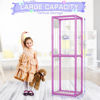 Picture of Trycooling Stuffed Animal Storage Zoo Stuffed Animal Holder Space Save Vertical Stuffed Animals Storage PVC with Elastic Band and Net for Playroom Birthday Gift for Bedroom Nursery (Purple 1)