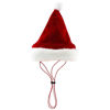 Picture of Huxley & Kent Pet Hat | Santa (Medium) | Festive Christmas Holiday Accessory for Dogs/Cats | Holiday Pet Hat | SnugFit Sliding Toggles for Best Fit