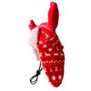 Picture of Huxley & Kent Pet Hat | Antler Red Fairisle (Large) | Festive Christmas Holiday Accessory for Dogs/Cats | Holiday Pet Hat | SnugFit Sliding Toggles for Best Fit