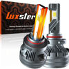 Picture of LUXSTER 2024 Punisher 40000lm 9006 HB4 LED Bulbs, Triple Copper Pipes (Unique), Ultra-Bright TalonLED Chips, Halogen Replacement, 6000K Pure White Foglight, IP68 Waterproof