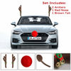 Picture of MOMONI Premium Reindeer Car Kit Antlers, Nose, Tail- Rudolph Set Reindeer Christmas Decoration Car Costume Auto Accessories