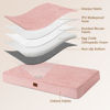 Picture of EHEYCIGA Orthopedic Dog Beds for Large Dogs with Removable Washable Cover, Pink, 36x27