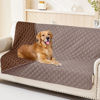 Picture of Smiry Waterproof Dog Blanket, Reversible Dog Bed Cover Pet Blanket, Soft Couch Cover for Dogs Washable, Bed Couch Sofa Furniture Protector for Puppy Cat Kids (52"x82", Greyish Purple/Brown)
