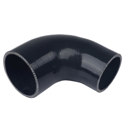 Picture of Ucreative 90 Degree Elbow 4-Ply High Performance Coupler Silicone Hose 2.5 inch to 3.0 inch (63mm to 76mm)