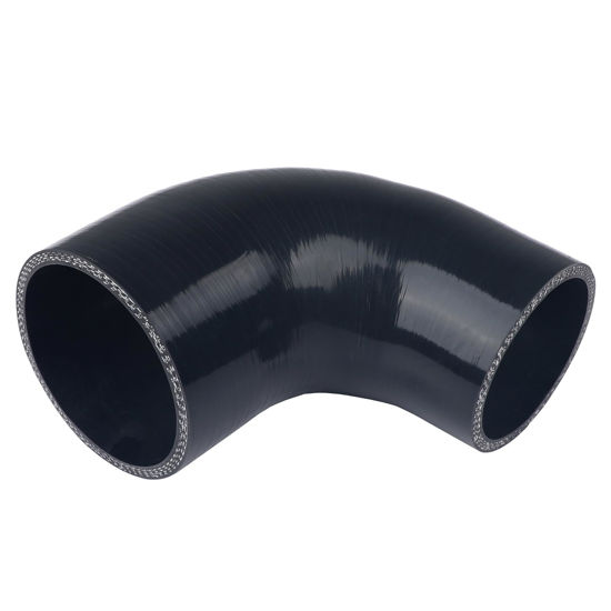 Picture of Ucreative 90 Degree Elbow 4-Ply High Performance Coupler Silicone Hose 2.5 inch to 3.0 inch (63mm to 76mm)