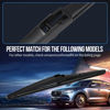 Picture of 16 inch Rear Windshield Wiper Blade Replacement for Toyota Sienna 2022-2011 Prius 2022-2004 /Lexus RX350 RX450H 2022-2010 GX470 2009-2003 Back Window Windshield Wiper blades 16-A H409