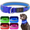 Picture of LED Dog Collar, Light Up Dog Collar USB Rechargeable, Brightest Dog Lights for Night Walking, Adjustable Dog Collar Light for Dog Safety(Small, Royal Blue)