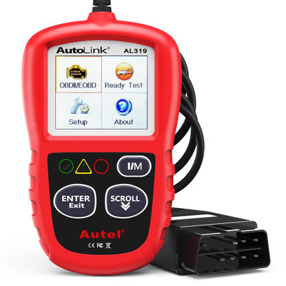 Picture of Autel Professional OBD2 Scanner AL319 Code Reader, Enhanced Check and Reset Engine Fault Code, Live Data, Freeze Frame, CAN Car Diagnostic Scan Tools for All OBDII Vehicles After 1996, 2024 Upgraded