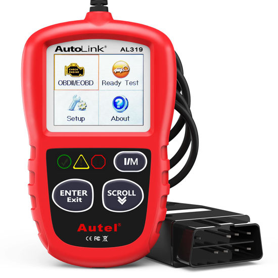 Picture of Autel Professional OBD2 Scanner AL319 Code Reader, Enhanced Check and Reset Engine Fault Code, Live Data, Freeze Frame, CAN Car Diagnostic Scan Tools for All OBDII Vehicles After 1996, 2024 Upgraded