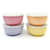 Picture of Elk and Friends Stainless Steel Bowls with Silicone Sleeve for Babies & Toddlers | Lids Included | Stay Put Suction | Cereal & Snack Bowls | 4 Pack