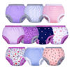 Picture of BIG ELEPHANT Potty Training Underwear, 100% Cotton Absorbent Unisex Toddler Pee Pants for Boys & Girls (Floral Series, 10-Pack, 12-24 Months)