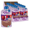 Picture of Plum Organics Stage 2 Organic Baby Food - Apple, Plum, Berry, and Barley - 3.5 oz Pouch (Pack of 12) - Organic Fruit and Vegetable Baby Food Pouch