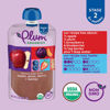 Picture of Plum Organics Stage 2 Organic Baby Food - Apple, Plum, Berry, and Barley - 3.5 oz Pouch (Pack of 12) - Organic Fruit and Vegetable Baby Food Pouch