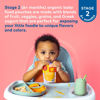 Picture of Plum Organics Stage 2 Organic Baby Food - Apple, Plum, Berry, and Barley - 3.5 oz Pouch (Pack of 12) - Organic Fruit and Vegetable Baby Food Pouch