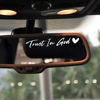 Picture of 3 x Trust In God Mirror Decal White Stickers for Cars Rearview Mirror Decal for Women Cute Decals Vinyl Affirmation Stickers for Window, Mirror, Tumbler, and Water Bottle