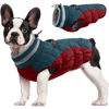 Picture of FUAMEY Dog Winter Jacket,Dog Cold Weather Coats Paded Dog Vest with Harness Built in Pet Warm Clothes Dog Apparel with Back Zipper Dog Water Resistant Coat for Small Medium Large Dogs Dark Blue XS